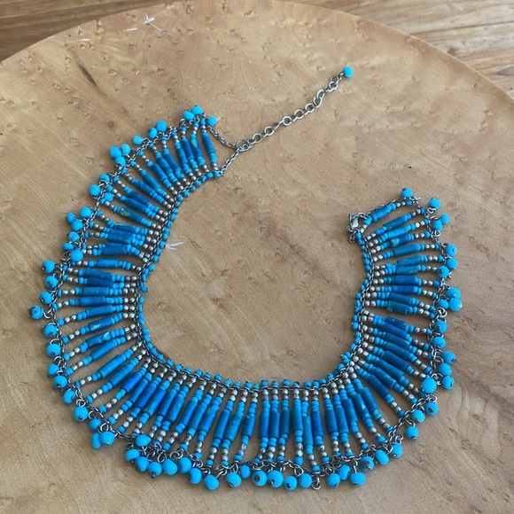 Beaded statement necklace - Picture 4 of 6